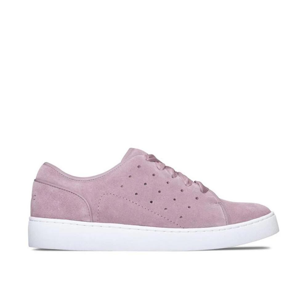 Vionic Keke Mauve Purple Suede Sneaker 10 Comfort Orthotic Orthopedic Walking